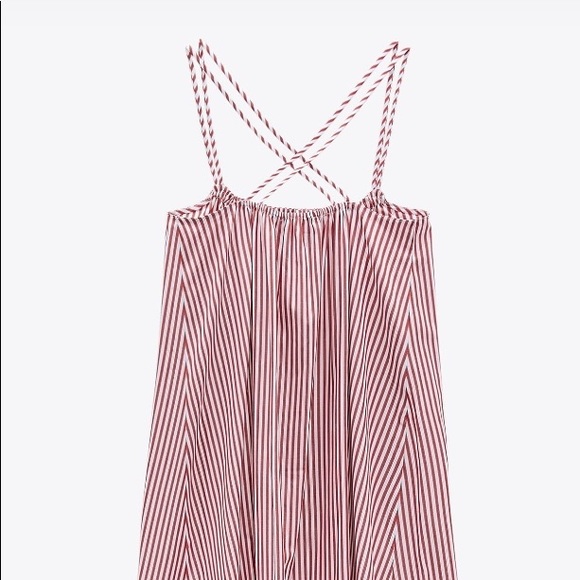 Zara Striped Poplin Dress Size XS - Picture 6 of 7